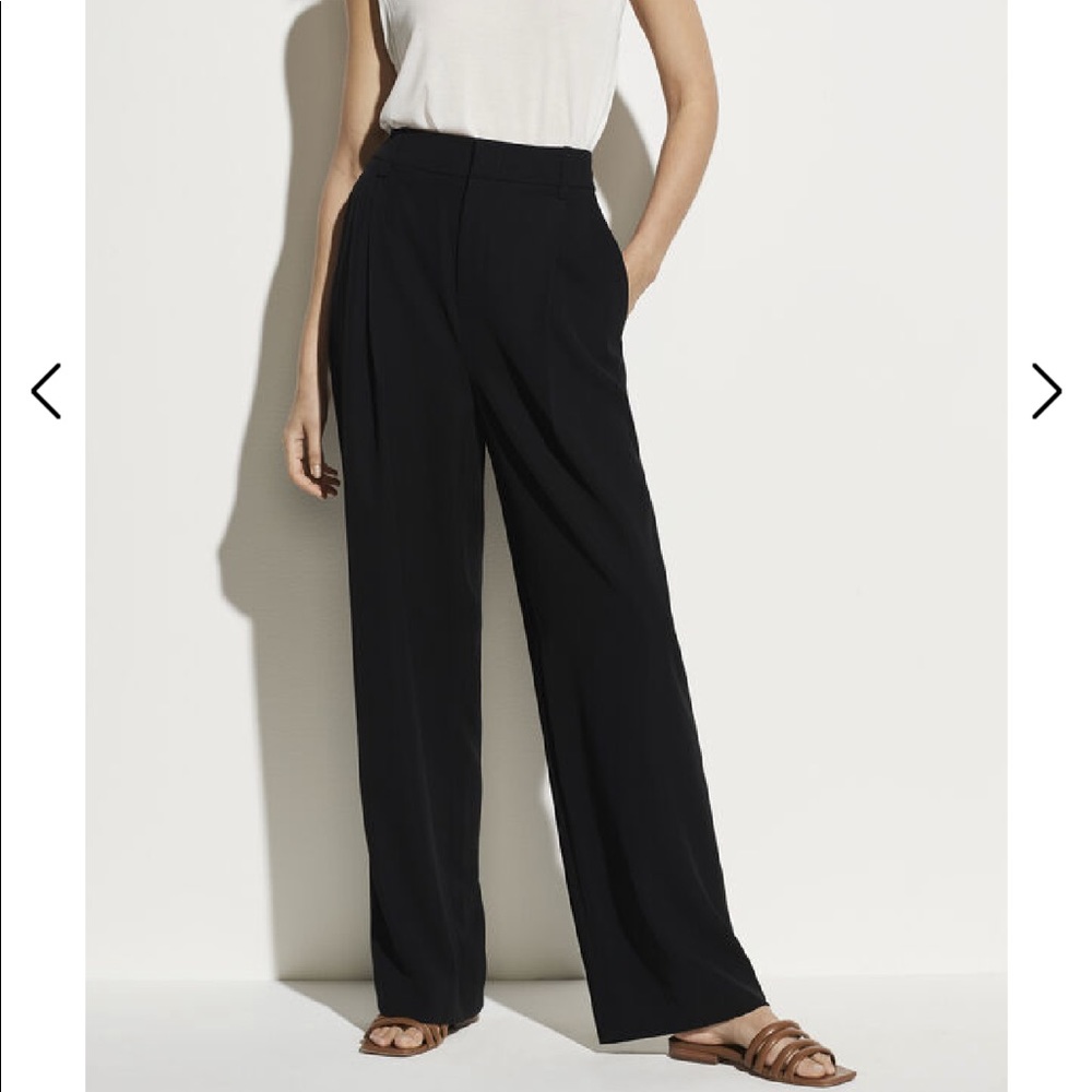 NWT Vince Wide Leg Trousers in black